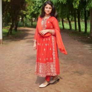 Latest Sequin Embroidered Georgette Nyra Cut