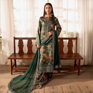 Fizah - Digital Printed Embroidery Suit
