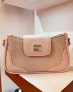 Women's Pink PU Leather Mini Handbag