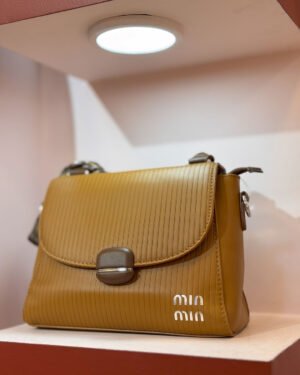 Wood Brown Small Casual Handbag