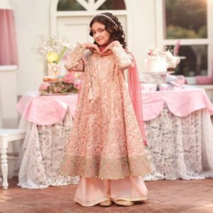 Arohi - Embroidered Cotton Kids Suit