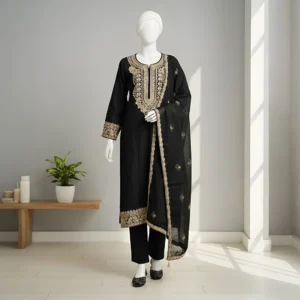 Zarisha - Sequin Embroidered Suit Set